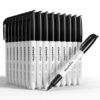 cloudriver Dry Erase Markers Ulta Fine Tip, 72 Pack Black Whiteboard Marker, 0.7mm, Low Odor, For Office And Home