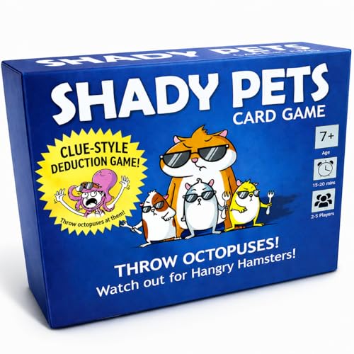 Clue-Style Mystery Game to Find the Missing Pets | Funny Deduction Party Game for Teens & Adults | Teen Game Night | 2–5 Players, 15–20 Min