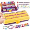 Cmiolacuna Friendship Bracelet Kit for Girls 8-12, 3-Layer Storage Box