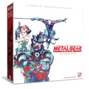 CMON Metal Gear Solid The Board Game - Stealth & Strategy Gameplay, 14-Mission Campaign & 6 VR Missions, Iconic Characters & Boss Fights, Ages 14+, 1-4 Players, 60-90 Minute Playtime