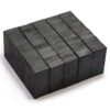 CMS MAGNETICS - 50-Piece (1-7/8 x 7/8 x 3/8 Inch) Ceramic Rectangular Domino Block Magnets | Grade-8 Hard Ferrite | Crafting, Magnet Therapy, Science Projects
