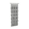 CNEIESD Shoe Organizer 24 Pocket Over Door Hanging Storage Rack for Closet Gray