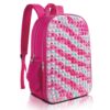 CNRYRIO Kids Backpack Pop it Fidget Toys Backpack School Book Bag for 4-12 Year Old Boys and Girls Back to School Dual Compartments with Adjustable Straps Kids Holiday Gift Large 17"