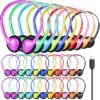 CNSZSLZ 50 Pack USB Type C Classroom Headphones Bulk,Wired On Ear