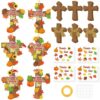COCHIE Fall Crafts for Kids DIY Christian Cross Crafts Make Your Own Religious Cross Hanging Ornament Religious Craft for Kids Church Classroom Home Sunday School VBS Party Activity