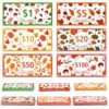 COcnny Fall Play Bucks for Game - 600pcs Maple Leaf Paper Money for Party