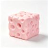 Coconut Oil Squishy, Jumbo Cheese Moldable Fidget Toy(Pink)