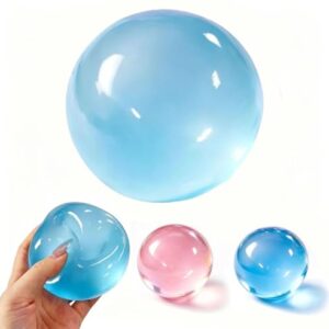 Coconut Oil Squishy, Shapeable Rebound Stress Relief Ball, Fun Sensory Fidget Toy, Improving Focus, Or Easing Tension During Study, Work, Or Relaxation, Non-Sticky (Blue)