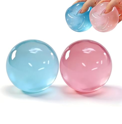 Coconut Oil Stress Ball, 2026 New Coconut Oil Squishy,Slow Rising Squishy, Moldable Sensory Squishy Stress Balls, Anxiety Reliever, for Adult use in Offices and Homes, 2 Pack (Blue+Pink)