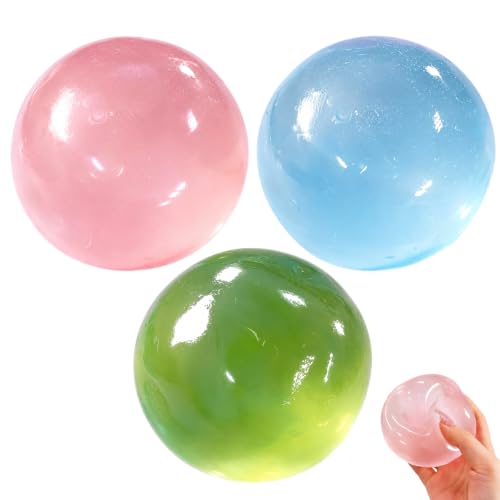Coconut Oil Stress Ball, Coconut Oil Squishy, 3 Pcs Slow Rise Squishy Pack for Office and Study, Slow Rise Squishies for Office Workers, Travelers, and Everyday Home Entertainment
