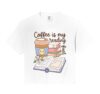Coffee is My Reading Fuel Book Lover Bookworm Reader Comfort Colors Crop Top