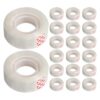 COHEALI 24 Rolls Tape Refill Small Roll Adhesive Tape for Dispenser Made of BOPP Easy to Tear by Hand Convenience for Home and Sealing Envelopes
