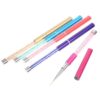 COHEALI 5pcs Nail Art Liner Pens Set for Nail DIY Painting with Comfortable Grip Nylon and Acrylic Material Portable Manicure Tools and Precise Design
