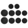 COHEALI Rubber Piggy Bank Stopper Plug Round Black Rubber Saving Box Cover 10pcs Easy to Use for Savings Jar and Coin Bank and Versatile Fit for Adults