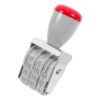 COHEALI Self-Inking English Date Stamp Adjustable Date and Time Plastic and Iron Material for Crafting and Scrapbooking Easy to Use Small Roller Stamp for Office and Library Tasks