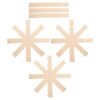 COHEALI Wooden Paint Stir Sticks and Reduce Hand 15pcs 9 Inch Flat Birch Mixing Sticks Smooth Splinterless Texture to Stir Deep Within Narrow Containers for Crafting and Home Improvement