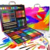 Cokiki Art Kits for Kids 6-12, 184 Piece Art Supplies Drawing Set