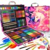 Cokiki Art Supplies for Kids 6-12, 184 Piece Unicorn Drawing Art Kit