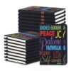 Colarr 12 Pcs Fruit of the Spirit Notebooks Bulk Christian Pocket Journal Fruit Spirit PU Hardcover Pocket Notebook 5.5" x 3.7" 120 Pages/60 Sheets with Elastic Band Ribbon Marker for Religious Gift