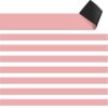 Colarr 24 Pcs Mini Magnetic Strips, 12" x 0.75" Dusty Rose Magnetic Borders for Classroom Whiteboard Magnet Border Strips Bulletin Board Borders for Office School Chalkboard Trim Decor