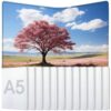 Colarr 24 Pcs Sublimation Journal Blank Notebooks Bulk A5 190 Pages Thick Faux Leather Sublimation Notebook Note pad Journal for School Office Supplies, 8.3 x 6 Inch
