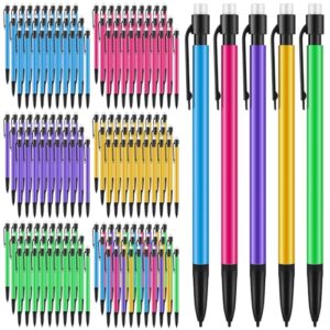 Colarr 300 Pieces Mechanical Pencils 0.7 mm with Eraser Colored Inkless Pencils Cute Mechanical Pencils for Kid School Students Artist Writing Drawing