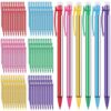 Colarr 300 Pieces Mechanical Pencils 0.7 mm with Eraser Pastel Art Pencils for Kid School Students Artist Writing Drawing for School Student Writing Drawing Sketching