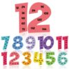 Colarr Multiplication Chart Posters for Classroom Multiple Math Posters from 1 to 12 Counting Numbers Back to School Educational Multiplication Chart Elementary Leaning Kids(Rainbow,Rainbow Color)
