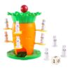 Colaxi Balance Game Stacking Tower Hand Eye Coordination Balancing Board Game Carrot Tower Interactive Puzzle for School Party