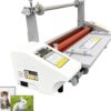 Cold & Hot Roll Laminator, A3+/13in Roller Laminating Machine, Digital Thermal Laminating Machine with Steel Roll for Single/Dual Sides Lamination,5mm Thickness Cold Press Laminator