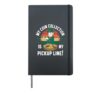 Collector Coin Collection Numismatic History Currency Hardcover Journal, Black