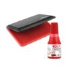 COLOP Ink Pad Micro 2 + Colour 801 Red, 70 x 110 mm