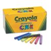 Colored Drawing Chalk, Six Each of 24 Assorted Colors, 144 Sticks/Set