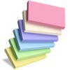 Colored Index Cards 3x5, 300 Pcs Blank Index Cards 3x5, Double-Sided Blank Flashcards, 6 Colors Note Cards 3 x 5, Heavy Bright Flash Cards for Studying, Colored Notecards for Office, School, and Home