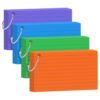 Colored Index Cards 3x5 Inch Flash Cards with Ring Heavyweight Note Cards