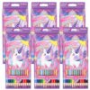 Colored Pencils Bulk 72 Count, 12 Colors for Kids Classroom Art Supplies
