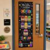 Colorful Chalkboard Inclusion Is My Jam Elementary Classroom Tapestry