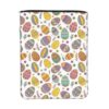 Colorful Easter Eggs Spring Flowers Book Sleeve with Zipper Front Pocket for Hardcover