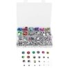 Colorful Googly Eyes Set for DIY Craft Projects with Self Adhesive Design and Storage Box