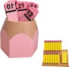 Colorful Number Tag Organizer Holder Kit, Interactive Math Learning Manipulatives Suitable for Preschool, Homeschool & Classroom Teaching