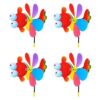 Colorful Pinwheels Windmills Wind Spinner Garden Yard Art Decoration Outdoor Toy Garden Yards Party Outdoor Windmills Wind Cartoon Animal
