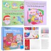 Coloring Books for Adults & Tween-2 Pack Set with 80 Animal Patterns, Complete Stress Relief Gift Kit with 36 Dual-Tip Markers, 12 Glitter pens & 12 Colored Pencils for Relaxation, Stress Relief Gift