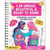 Coloring Books for Kids Ages 8-12 – 88 Pages of Confidence-Boosting Activities & Coloring for Girls – 140gsm Paper, Spiral Bound, Coloring Book for Girls Ages 8-12, Tween Gifts, Birthday Gift for Girl