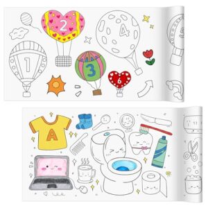 Coloring Paper Roll, 2 Rolls Drawing Roll Paper, Sticky Rolls for Art, DIY Painting Drawing Coloring Rolls for Artist Young Artists & Gifts for Age 14+, 11.8" x 118"(Daily Life & Home)