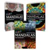 ColorIt Mandalas to Color Volume II,III,VIII, Mandala Coloring Book for Adults 50 Floral and Geometric Mandala Patterns and Designs for Each Book, Adult Coloring Book Spiral Bound