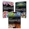 ColorIt Mandalas To Color Volume VI,VII,VIII, Spiral Bound Adult Coloring Book, 50 Mandala Designs with Perforated Pages, Hardback Cover, Ink Blotter | for Arts and Crafts, Books Adults