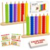 Color Match Challenge Game, Fast-Paced Pattern Matching Ring Stack Puzzle with Challenge Cards, Color Recognition Sensory Toy, Fun Party, Family Game Night Activity, Interactive Matching Play (2 PACK)