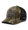 Columbia Unisex PHG Camo Mesh Ball Cap, Mossy Oak Bottomland/Black/PHG Sign, XX-Large