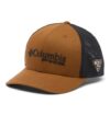 Columbia Unisex PHG Logo Mesh Ball Cap, Walnut/Black/Fossil Camo/Tri Antler, L/XL