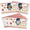 COMBLOOM 120 Pcs Luau Party Scratch off Cards Summer Game Tiki Theme for Hawaiian BBQ Birthday Party Bridal Shower Camping Picnic Supplies Tropical Holiday Beach Prize Raffle Ticket